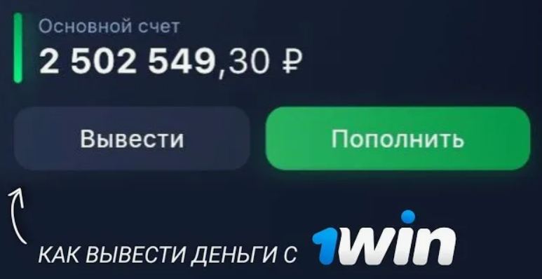 Как вывести деньги из 1win